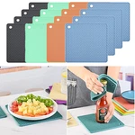4PCS Silicone Pot Holder Placemat Heat Resistant Non Slip Trivet Mats Washable. Fixed Price $7.99.