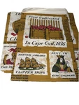 Kay Dee Linen Kitchen Tea Towels Cranberry Recipes Cape Cod Mass Set Of 3. Fixed Price $24.99.