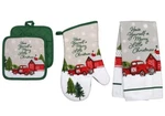 4PC Have Yourself Merry Little Christmas (towel, Oven Mitt, & 2 Pot Holders). Fixed Price $17.99.