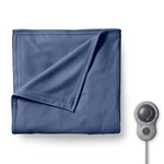 Sunbeam Full Heated Blanket, Machine Washable, Warm And Cozy, Admiral Blue. Fixed Price $59.87.
