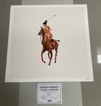 Naturel Thoroughbred Pocket Watch White Art Print Signed Numbered 1/50 Coa. Fixed Price $249.99.