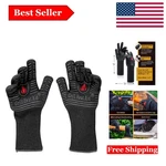 Extreme Heat-resistant Bbq Grill Gloves 1472 Fireproof & Cut Fo.... Fixed Price $94.99.