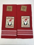 Design Imports Dii Gnome For The Holidays Christmas Kitchen Dishtowel Set 2 Nwt. Fixed Price $19.99.