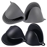 2 Pairs Mini Oven Gloves Silicone Heat Resistant Cooking Pinch Mitts Potholde.... Fixed Price $15.22.