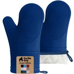 Gorilla Grip Bpa-free Soft Silicone Oven Mitts, Heat 12.5" Blue. Fixed Price $42.90.