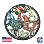 Sungmor Cast Iron Trivet For Wood Stove DIA-8.1 Inch Rustproof Round Stands. Fixed Price $58.83.