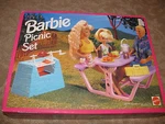 New Sealed Barbie So Much To Do Picnic Set Barbecue Grill Bbq Table 1995 Mattel. Fixed Price $69.99.
