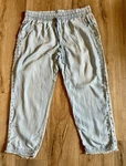 Cloth & Stone Women's Chambray Casual Steel Ball Design Wide Leg Pants Medium. Fixed Price $29.99.