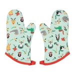 Danica Rudolph Imposter Oven Mitt Cotton Outer/polyester Inner SET/2 7"X13"H. Fixed Price $18.99.