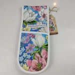 Michel Design Works Cotton Kitchen Double Oven Glove Magnolia Pink Blue Purple. Fixed Price $26.62.
