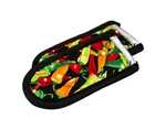 Hot Handle Holder, Chili Pepper Print, 2-PK. 2HHMC2. Fixed Price $16.51.