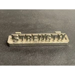Lighthouse Christian Products Metal Scripture Card Holder Faith Word Strength. Fixed Price $8.67.