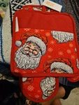Santa Potholders With Pocket Simply Southern. Fixed Price $29.99.