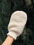Handmade Natural Exfoliating Bath Mitt Body Scrubber Spa Shower Glove Cream Whit. Fixed Price $10.99.