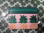 Nwt Kate Spade Leather Colada Pineapple Small Slim Card Holder K7109 Pink Multi. Fixed Price $40.00.
