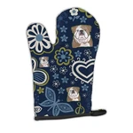 Caroline's Treasures Carolines BB5070OVMT Blue Flowers English. Fixed Price $36.56.