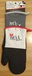 Mickey Minnie Mouse Disney 2-PACK Oversize Heat Resistant Oven Mitts Pot Holders. Fixed Price $18.95.