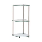 Convenience Concepts DESIGNS2GO Classic Glass 3-TIER Corner Shelf 13.75" Mo.... Fixed Price $81.66.