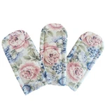 Cushystore 3X Pan Handle Holder Cover Canvas 7.5"X7.5"X4", Blue Rose Garden. Fixed Price $24.64.