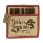 Park Designs Friends/ Family Potholder Hand Set Fall Dishtowel Acorns. Fixed Price $27.99.