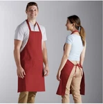 Chef Works Unisex Butcher Apron, Red, Size 34-INCH Length By 24-INCH F8. Fixed Price $13.95.