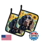 Caroline's Treasures Carolines American Water Spaniel Sunflowers. Fixed Price $27.18.