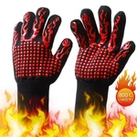 Wetest Premium 1 Pair Extreme Heat Resistant Oven Gloves For Cooking Red. Fixed Price $21.52.