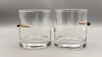 Set Of 2 Whiskey Glasses With Real .308 Bullet Handmade Style. Fixed Price $29.95.