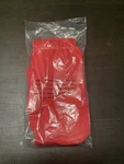 Kuhn Rikon 3-PIECE Pot Plus Red Set Oven Mitt & Holder, Opened Unused. Fixed Price $20.00.