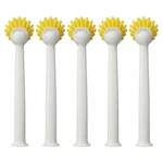 5-PACK Ikea Rinnig 11" Dish Cleaning Brush Suction Scraper Yellow Bristles White. Fixed Price $16.99.