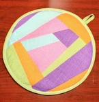 Hand Made 7" Pot Holder, Hot Pad, Trivet With Double Insulated Layer Usa. Fixed Price $11.99.