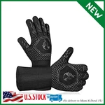Bbq Grill Gloves Heat Resistant: 1472 High Temp Resistance Fireproof For. Fixed Price $15.98.
