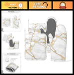 Heat Resistant Oven Mitts & Pot Holders Set Silicone Kitchen Accessories, Non-. Fixed Price $51.99.