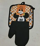 New Disney Mickey Mouse Halloween Oven Mitt & Pot Holder Set. Fixed Price $16.50.