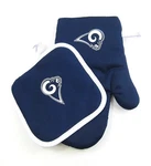 Nfl Los Angeles Rams Hot Pad Oven Mitt Set Kitchen Christmas Birthday Gift. Fixed Price $8.00.
