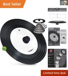 Tempered Glass Pot Lid With Heat-resistant Silicone Ideal For All Cookware. Fixed Price $41.99.