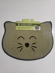 Greenbrier Kennel Club Pet Bowl Placemat Cat's Face Design Non Slip Backing. Fixed Price $9.99.