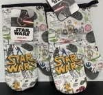 Set Of 2 Star Wars Icons Oven Mitt Disney Best Brands New Nwt. Fixed Price $17.05.