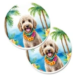 Carolines Treasures DAC6463CARC 2.5 X In. Labradoodle Luau Cup Holder Car.... Fixed Price $23.36.