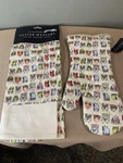 Nwt Ulster Weaver Twitter Oven Mitt And Tea Towel Set Colorful Owls Print. Fixed Price $25.00.