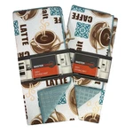 Kitchen Dish Drying Mat 15"X20" Coffee Theme Reversible Master Cuisine New Pk. Fixed Price $14.57.