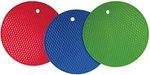 Better Kitchen Products Set Of 3, Large Silicone Pot Holders, Hot Pads, Trivets,. Fixed Price $13.93.