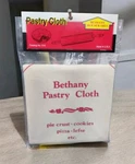 Bethany Housewares Pastry Cloth 19" Cotton Shrinkwrapped, Pack, Tan. Fixed Price $14.99.