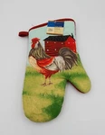Rooster Barn Farmhouse Oven Mitt Home Collection Pot Holder Kitchen Country Nwt. Fixed Price $5.99.