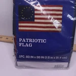 Cwi Gifts Tea-stained Betsy Ross Flag Nylon 60" Wide X 36" High Sealed. Fixed Price $28.15.