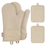 Silicone Oven Mitts And Pot Holders Set,high Heat Resistant Up To 500 Degrees.... Fixed Price $32.25.