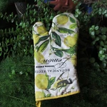 Michel Design Works Botanical Lemons Bird Oven Mitt Hand Glove Hot Pat Yellow. Fixed Price $12.99.