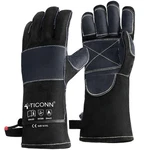 16 Inch Welding Gloves, 1000 Heat-resistant Fireproof Leather For We.... Fixed Price $29.32.
