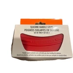 Creuset Silicone Handle Grips Of 2 Cherry Red New Pair. Fixed Price $29.99.