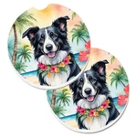 Carolines Treasures DAC6377CARC 2.5 X In. Border Collie Luau Cup Holder C.... Fixed Price $23.36.